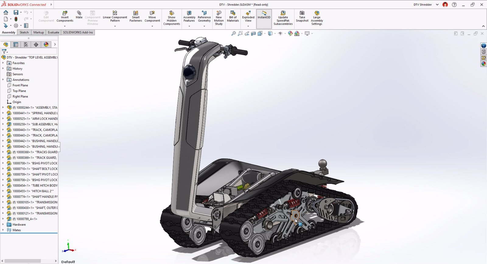 The SOLIDWORKS 3D CAD Software